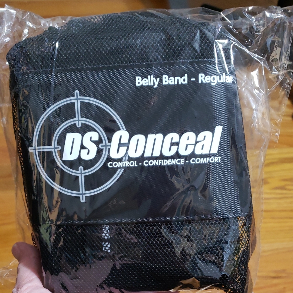 Unisex Neoprene DS Conceal Black Belly Band - Regular Concealed Carry